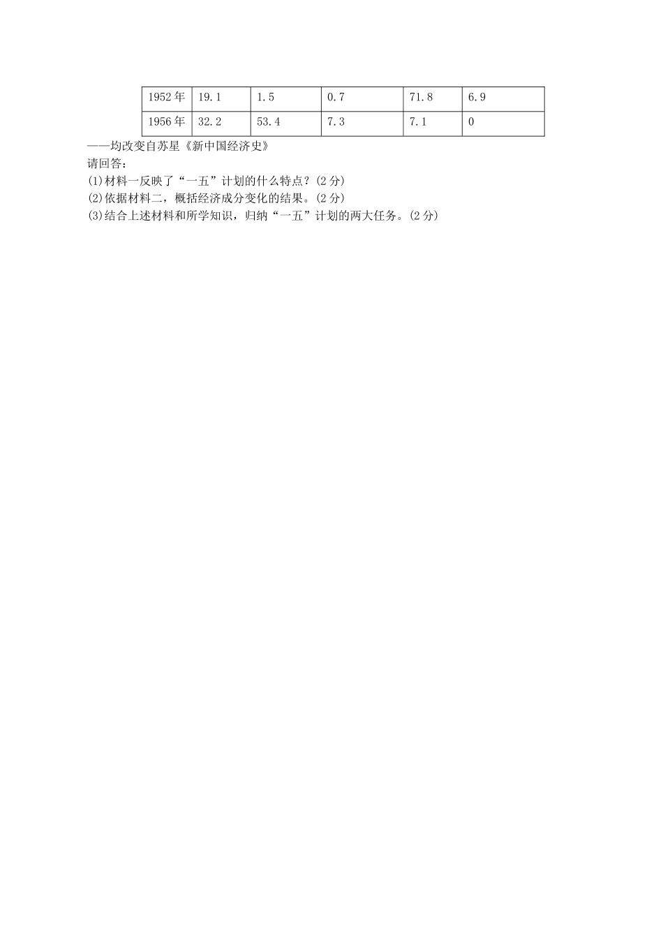 八下第二单元训练题_第3页