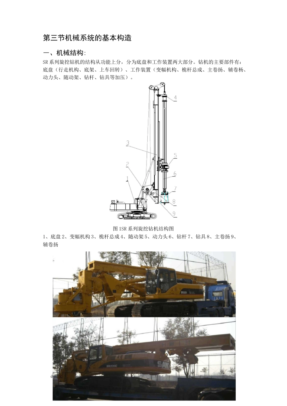 旋挖钻机的基本构造及工作原理_第2页