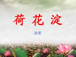 荷花淀(职)