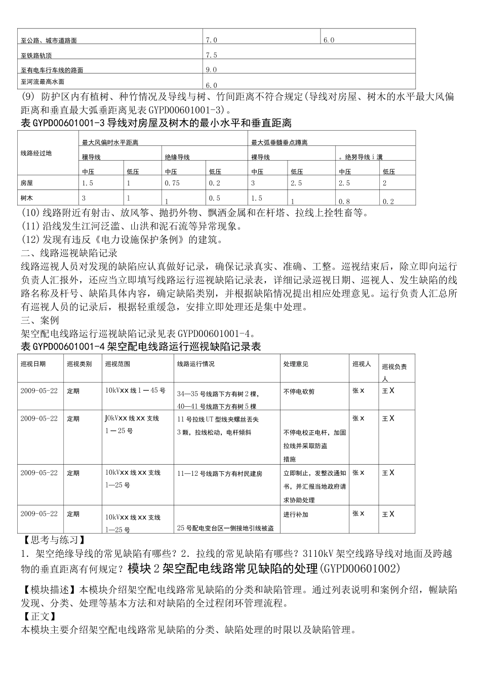 架空配电线路的常见缺陷(教材扫描)_第3页