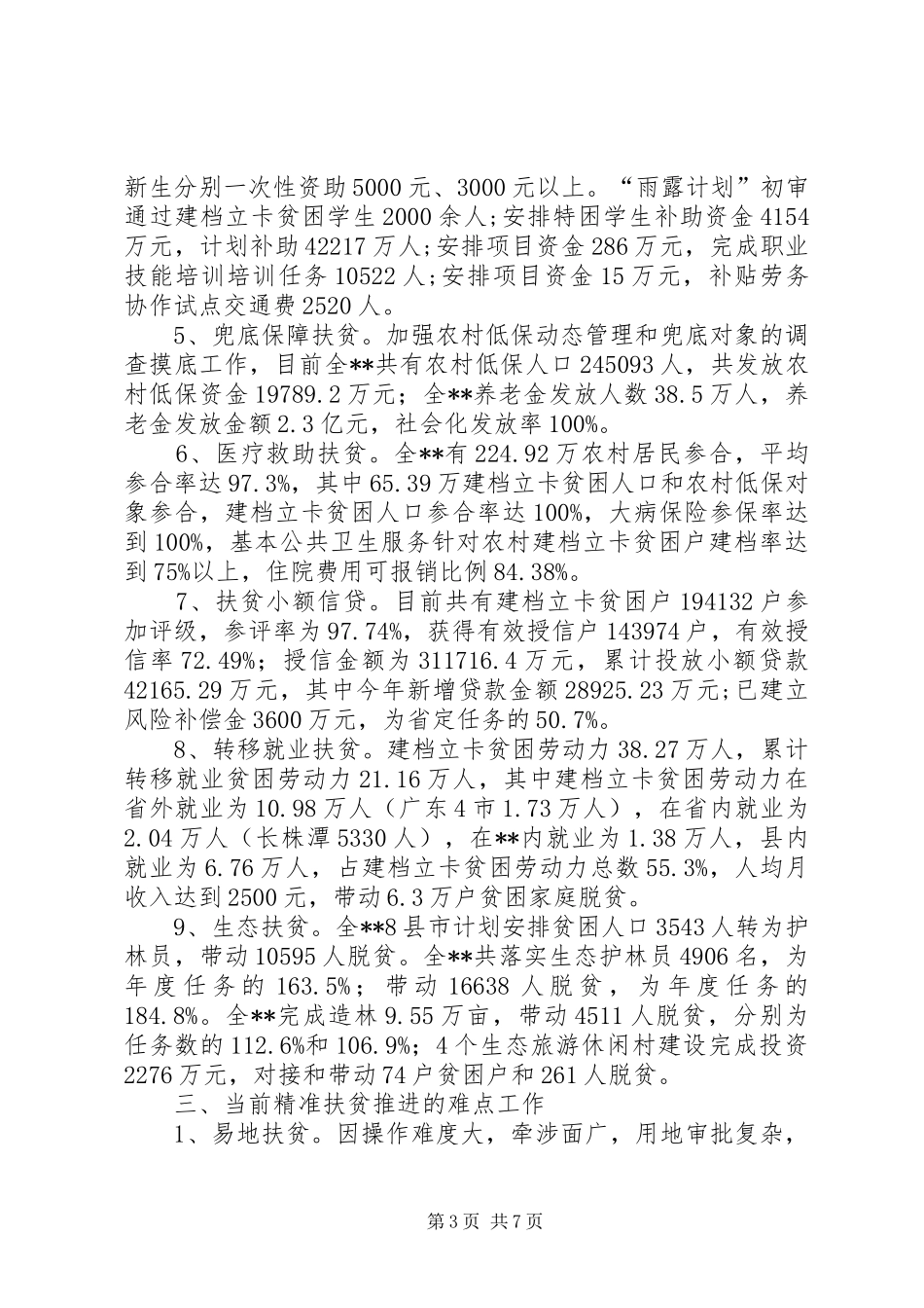 贫困地区精准扶贫调研报告_第3页