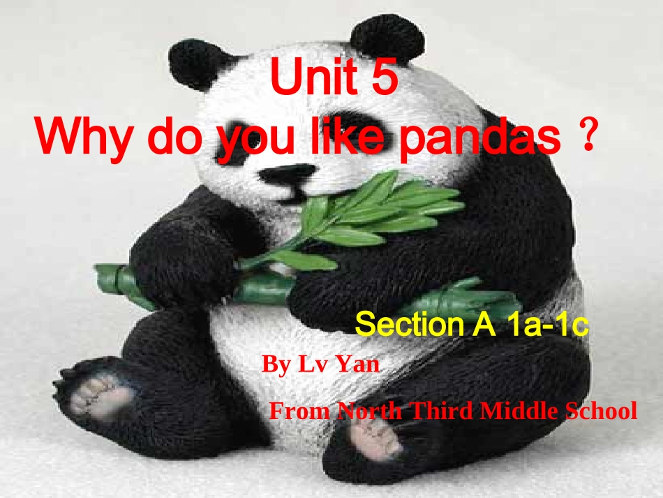 人教版新目标七年级下unit51a-1c课件（共23张）(3)_第1页