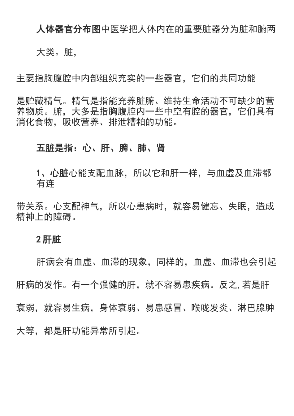 人体器官分布图详解 五脏六腑位置介绍_第3页
