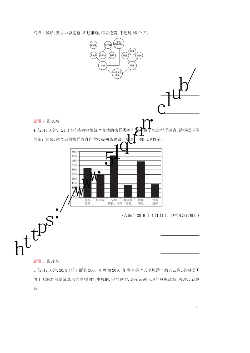 2022届高考语文一轮复习专题十一图文转换试题1含解析_第2页
