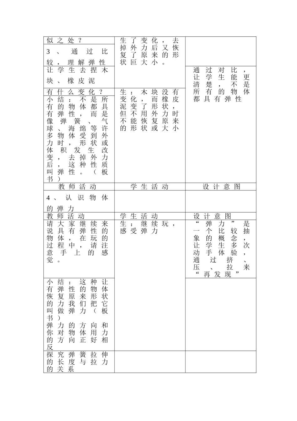 《物体形状改变以后》教案设计_第3页