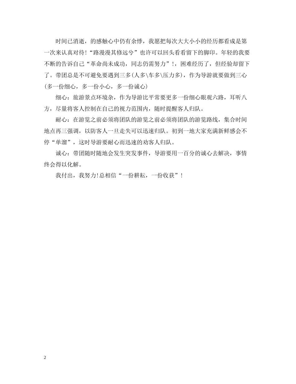 资深导游年终总结2_第2页