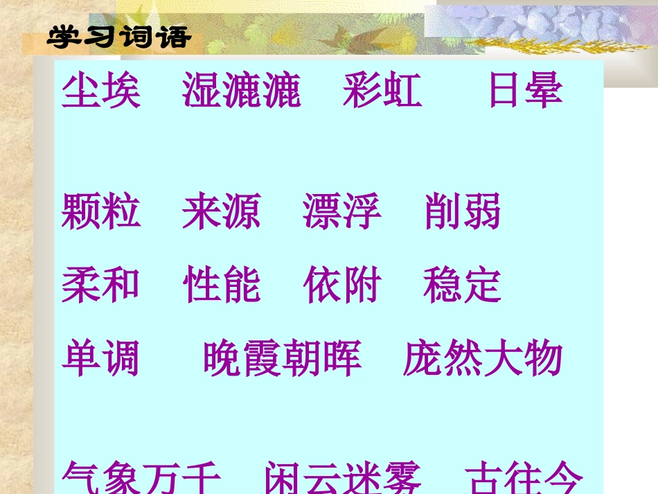 五年级语文《12假如没有灰尘》PPT课件_第2页