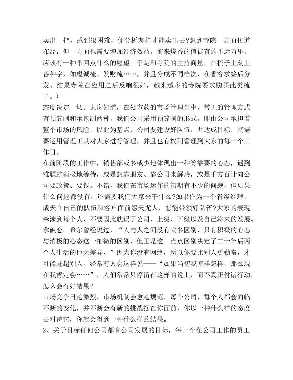 营销总监销售工作总结(精选多篇) _第2页