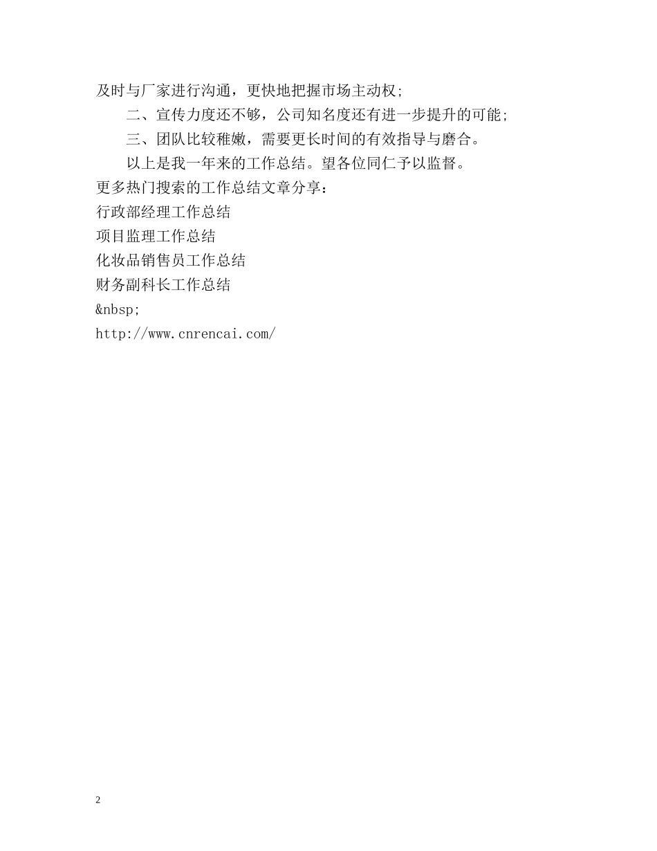 营销总监工作总结 _第2页