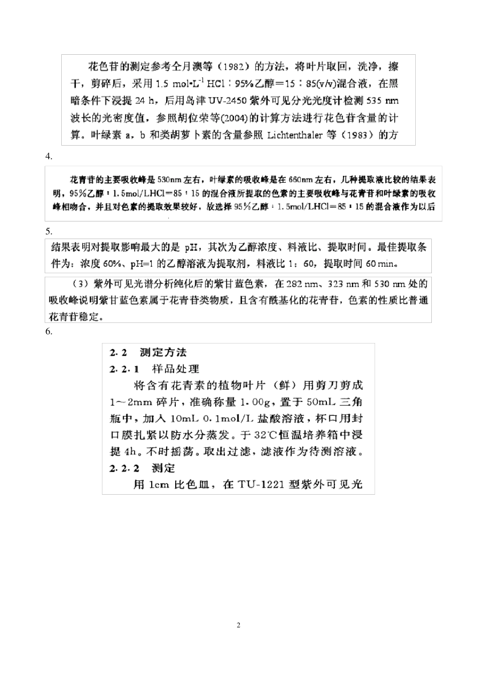 花青苷花色苷种类提取及检测_第2页