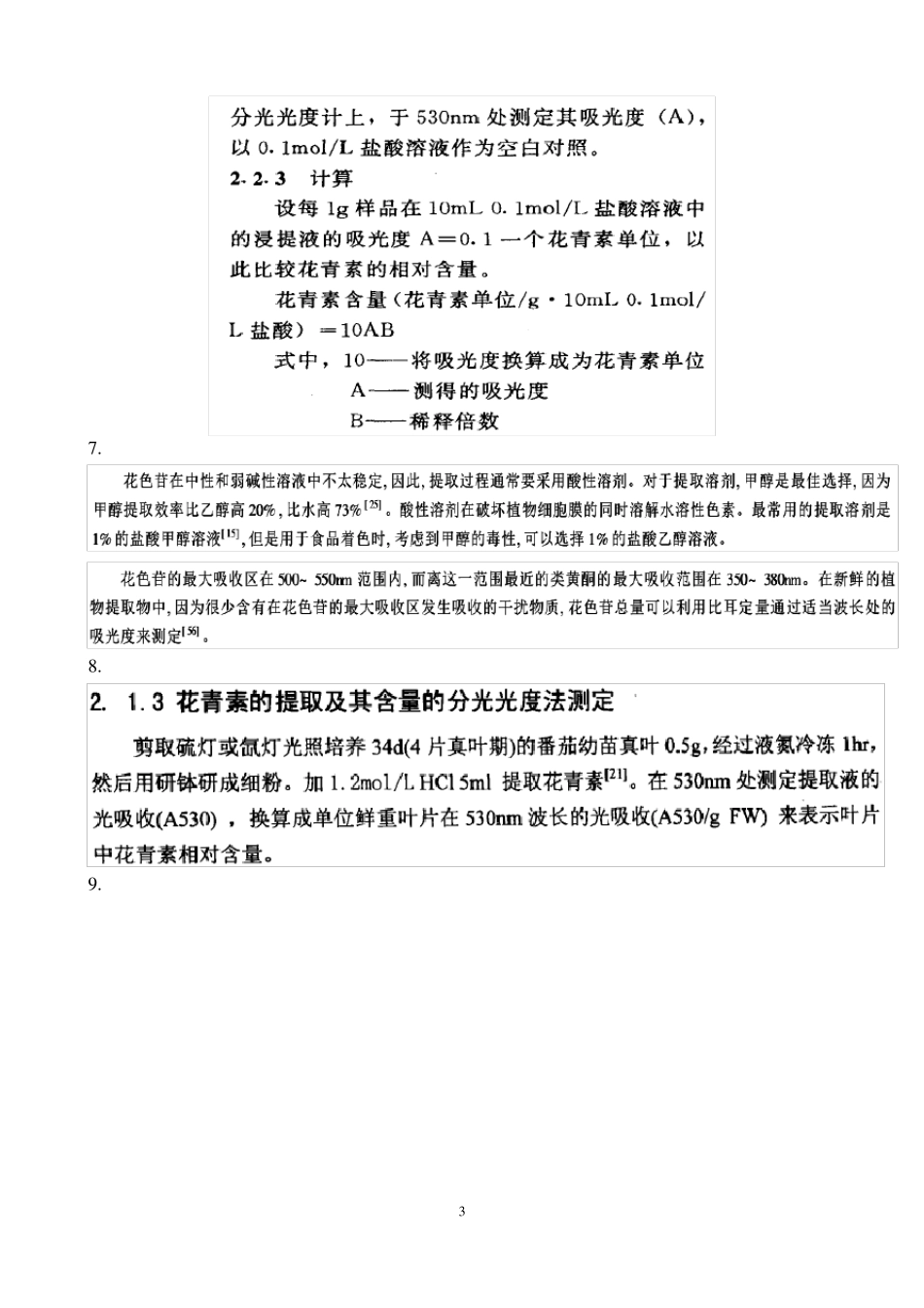 花青苷花色苷种类提取及检测_第3页
