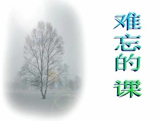 《难忘的一课》课件1