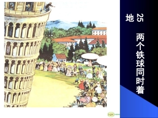 两个铁球同时着地PPT课件