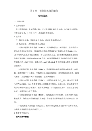 消化道感染的细菌