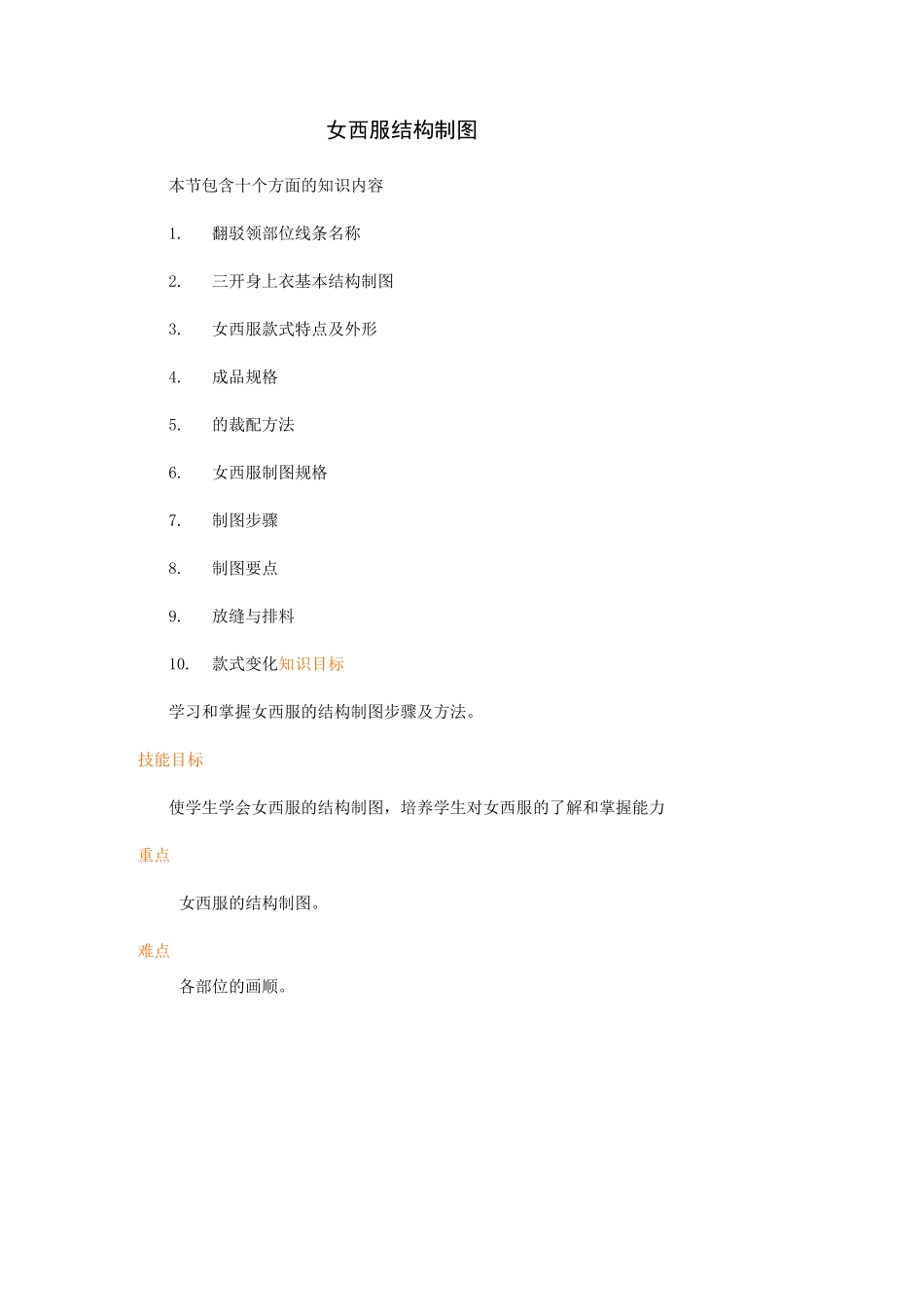 女西服结构制图_第1页