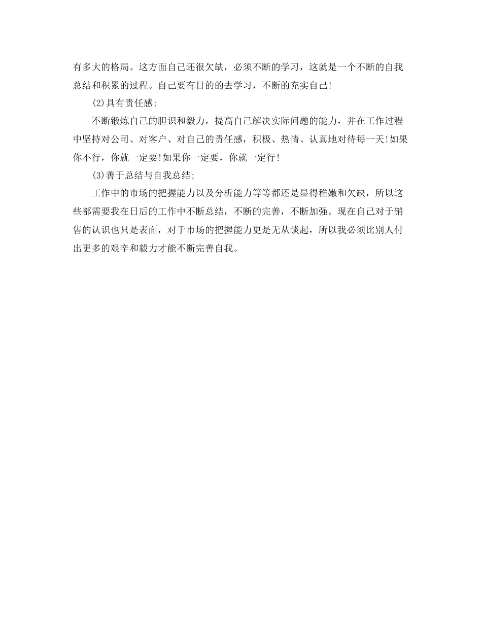 销售业务员年度个人工作总结范文_第2页