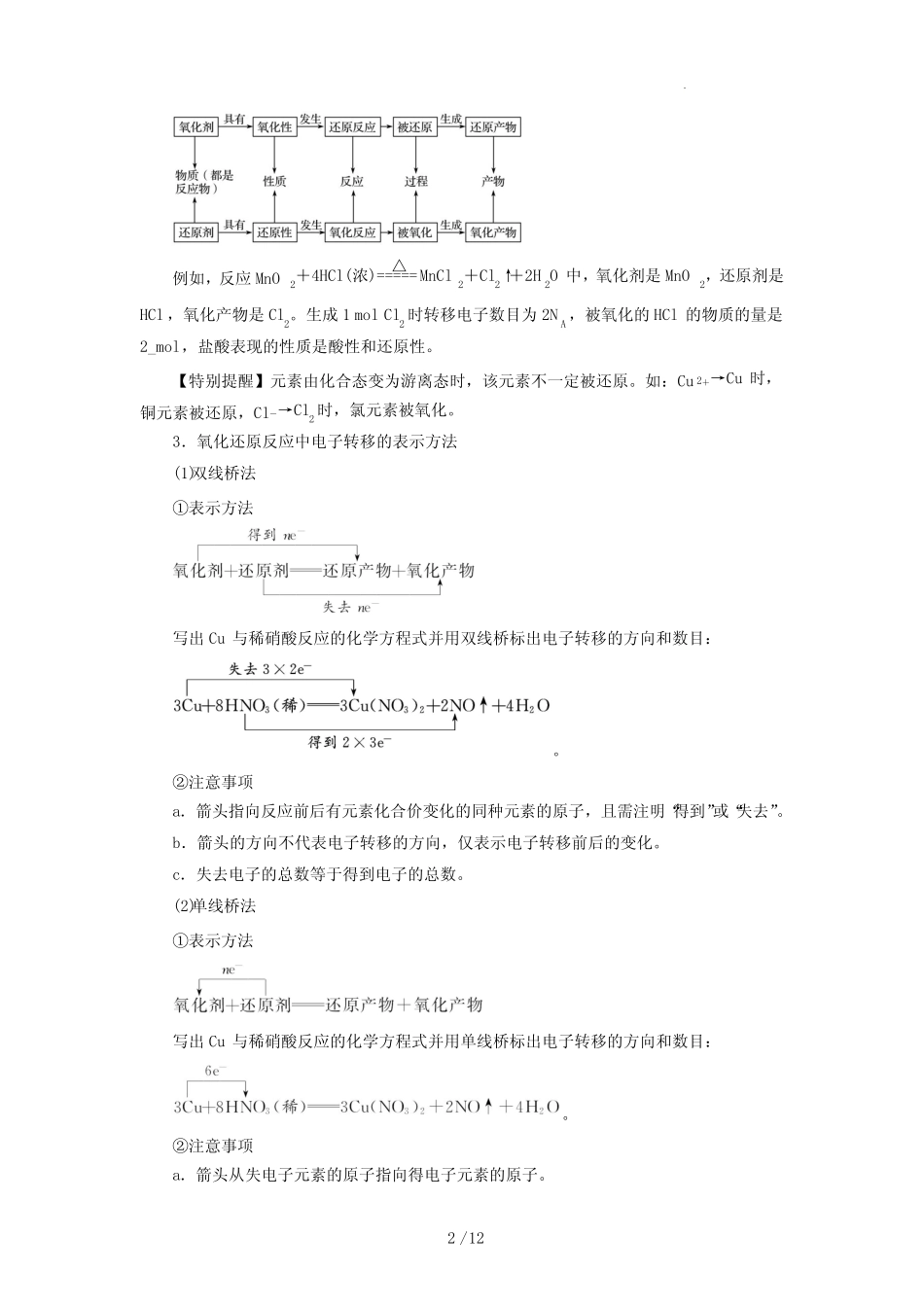 第03讲 氧化还原反应(讲)-2023年高考化学一轮复习讲练测(原卷版)_第2页