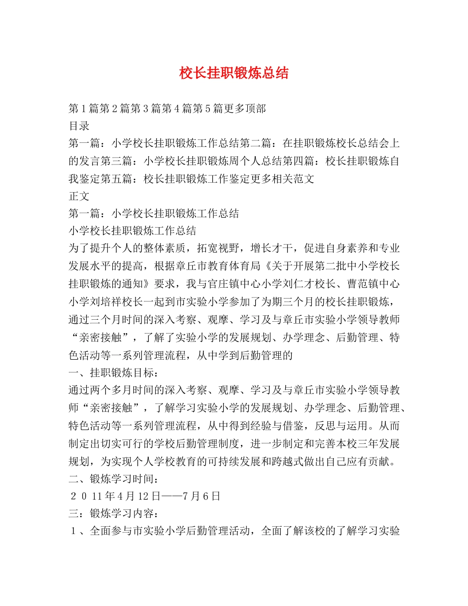 校长挂职锻炼总结 _第1页