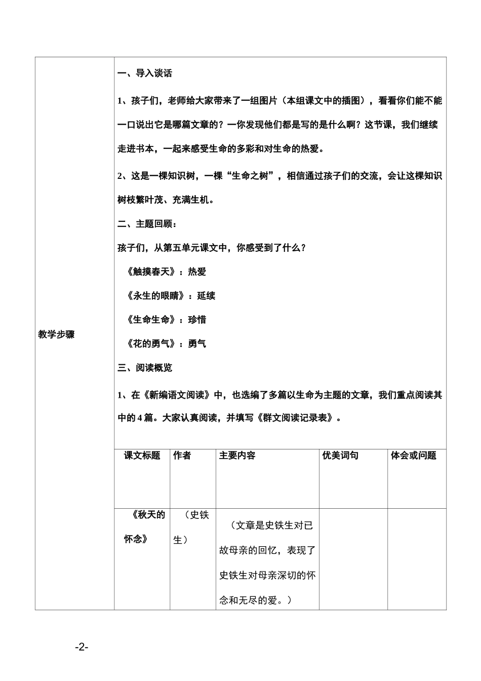 “群文阅读”教学设计_第2页