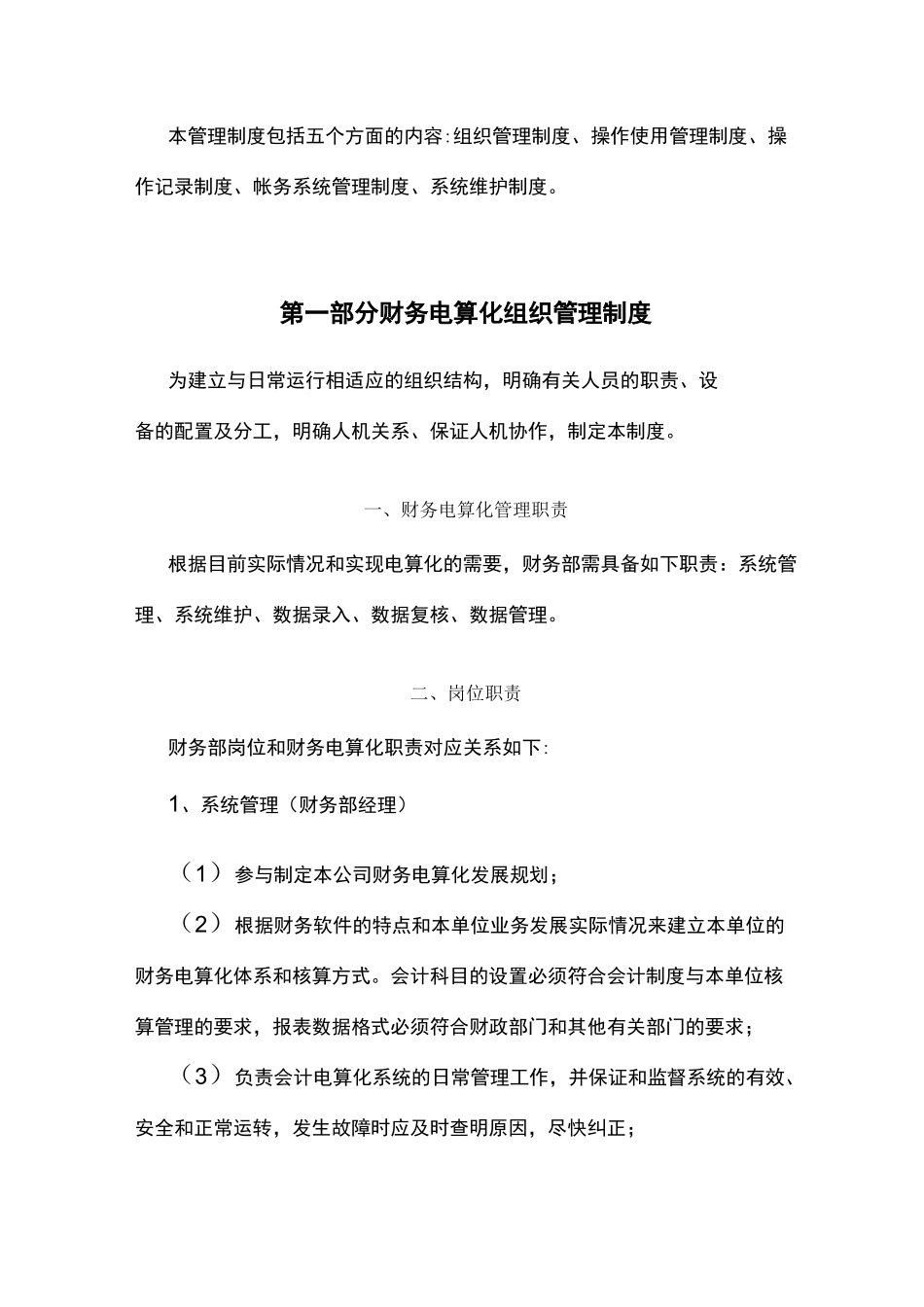 公司财务电算化管理制度_第2页