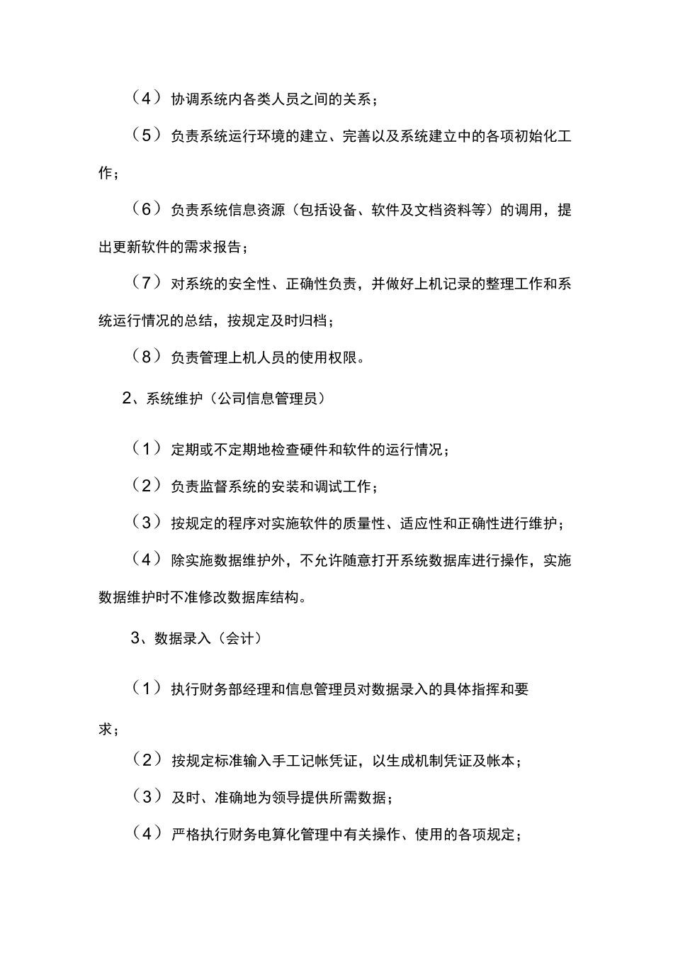 公司财务电算化管理制度_第3页