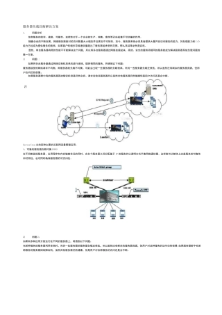 服务器负载均衡解决方案