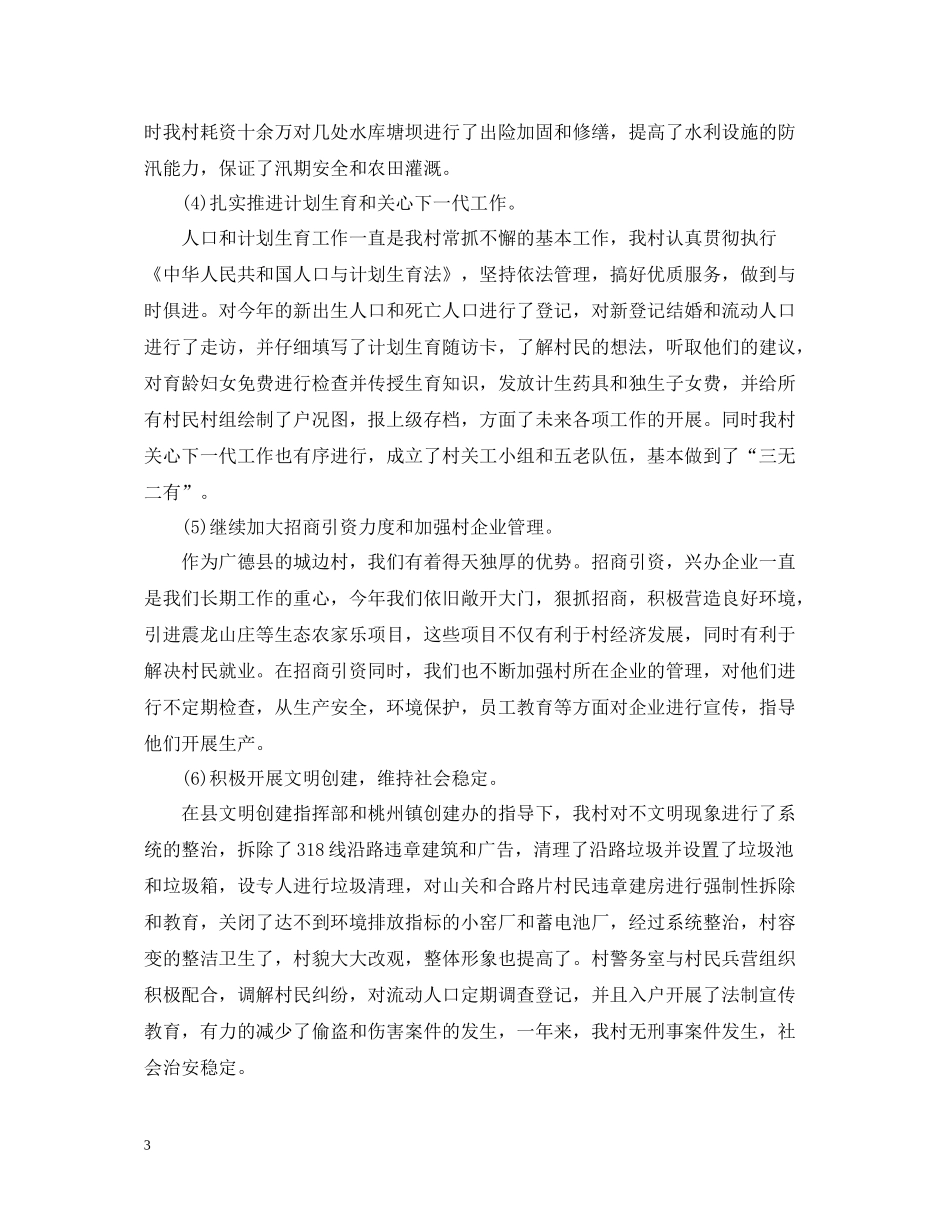 村党支部度工作总结_第3页