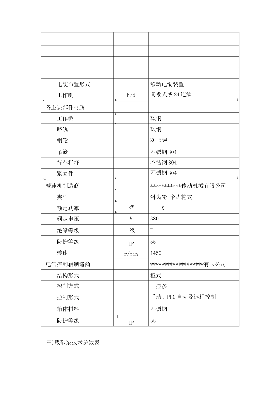 桥式吸砂机技术说明_第2页