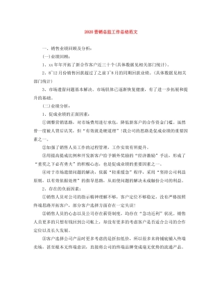 营销总监工作总结范文