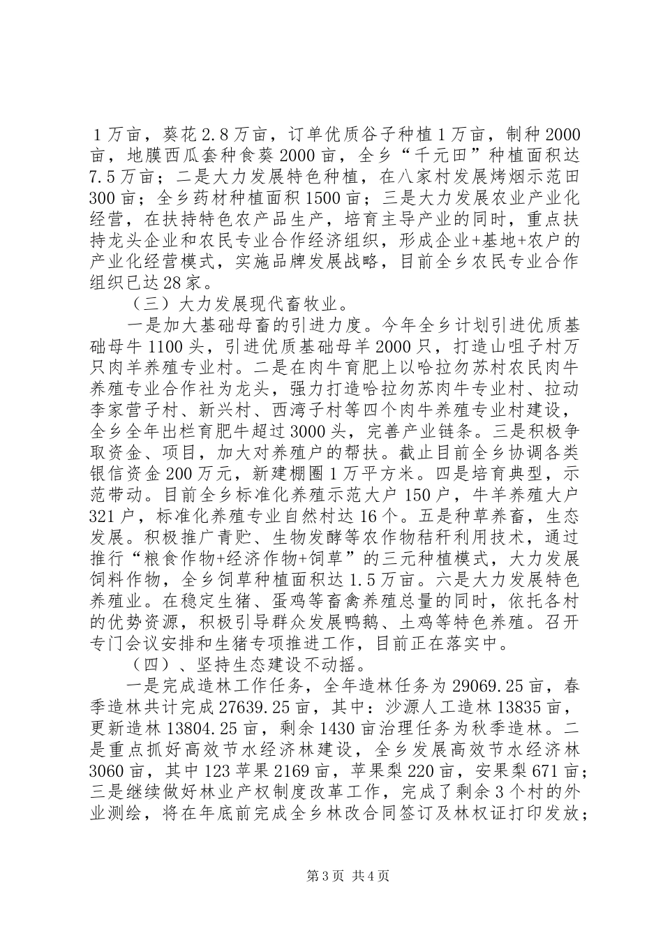 某乡重点项目建设汇报材料_第3页