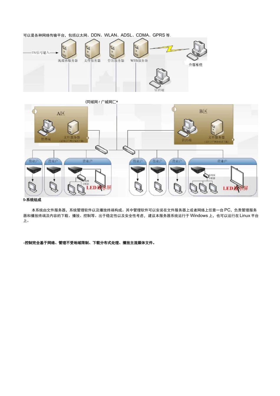 通用多媒体信息发布系统方案_第3页