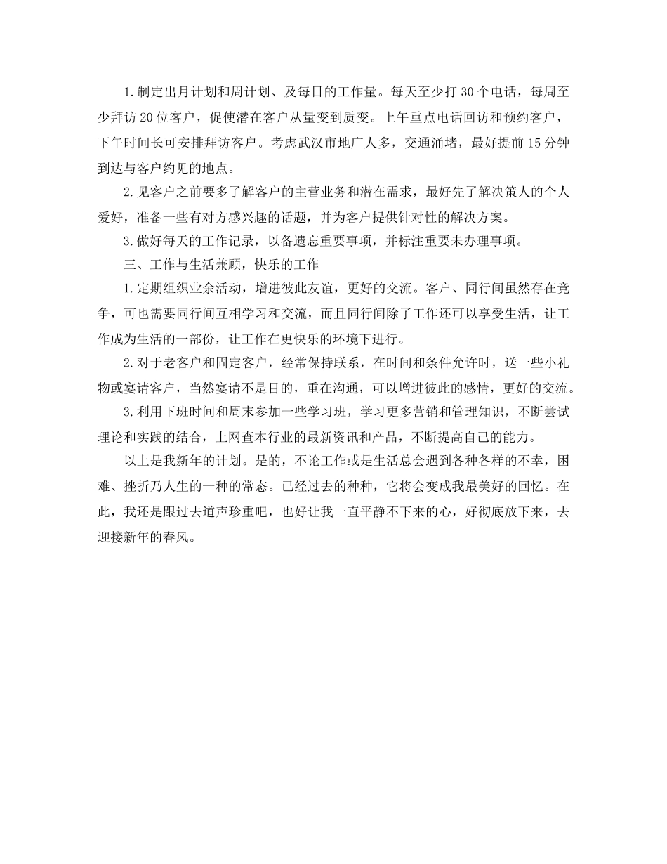 新年工作计划内容 _第2页