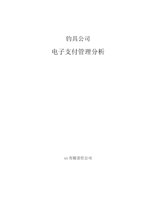 钓具公司电子支付管理分析