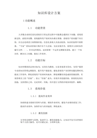 知识库设计文档