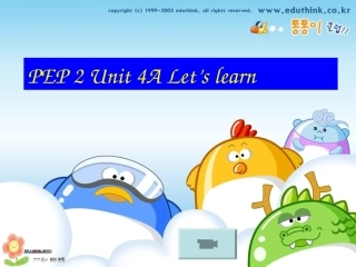 三年级英语下册unit4-A-let's-learn课件