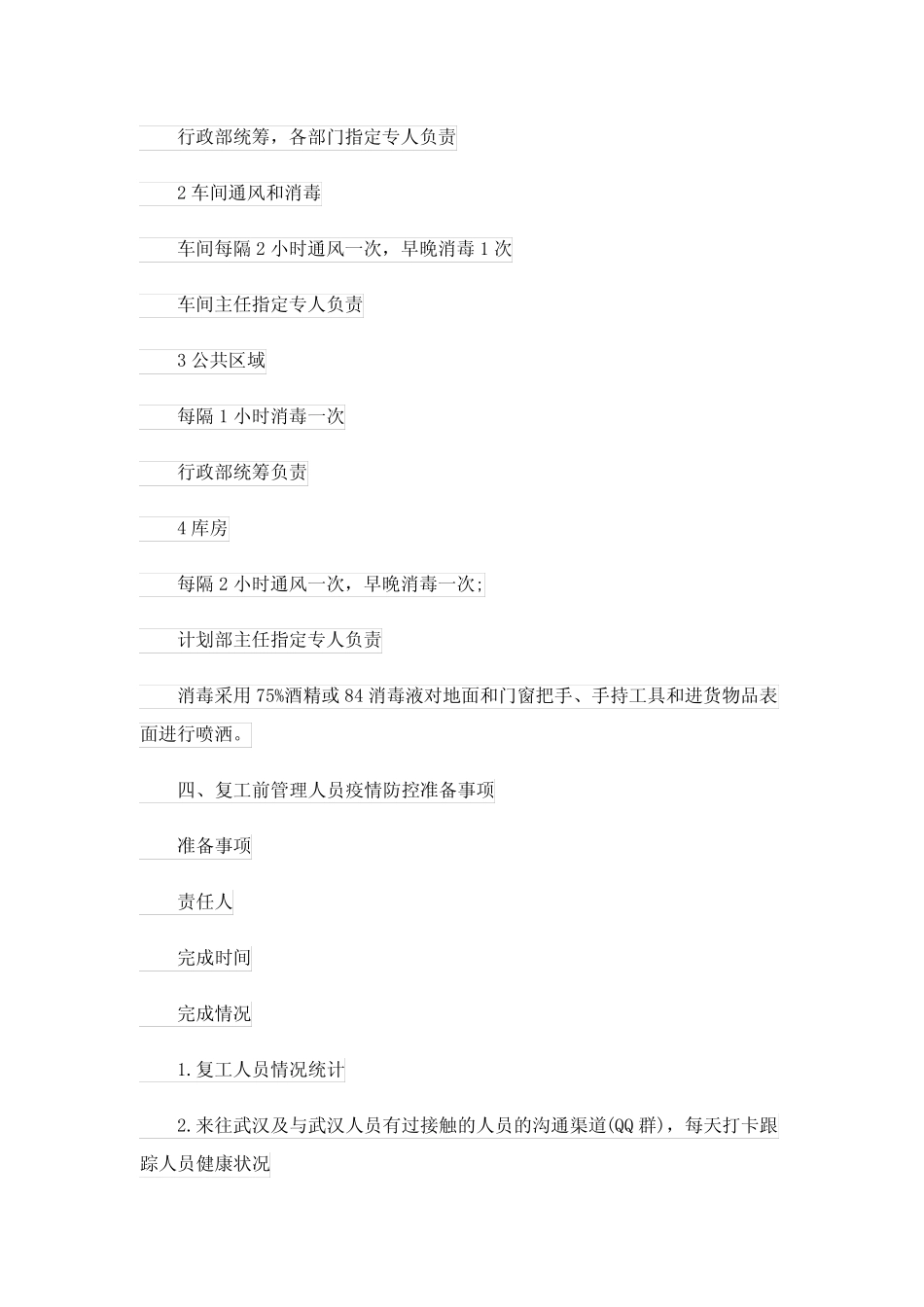 2023年疫情后企业复工复产工作方案(通用6篇)_1_第3页