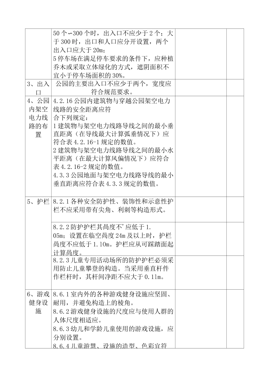 公园安全检查表_第2页