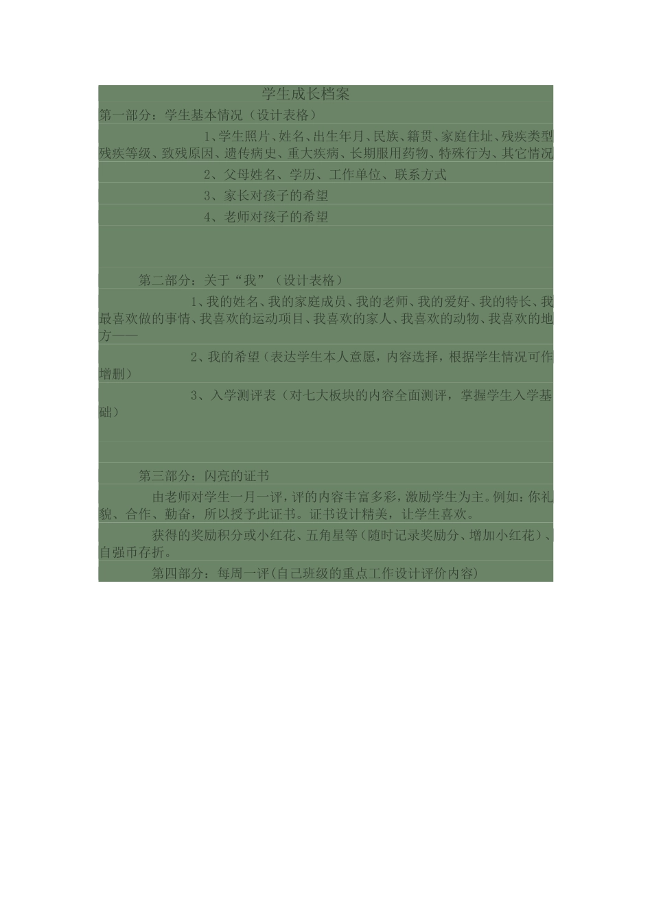 学生成长档案_第1页