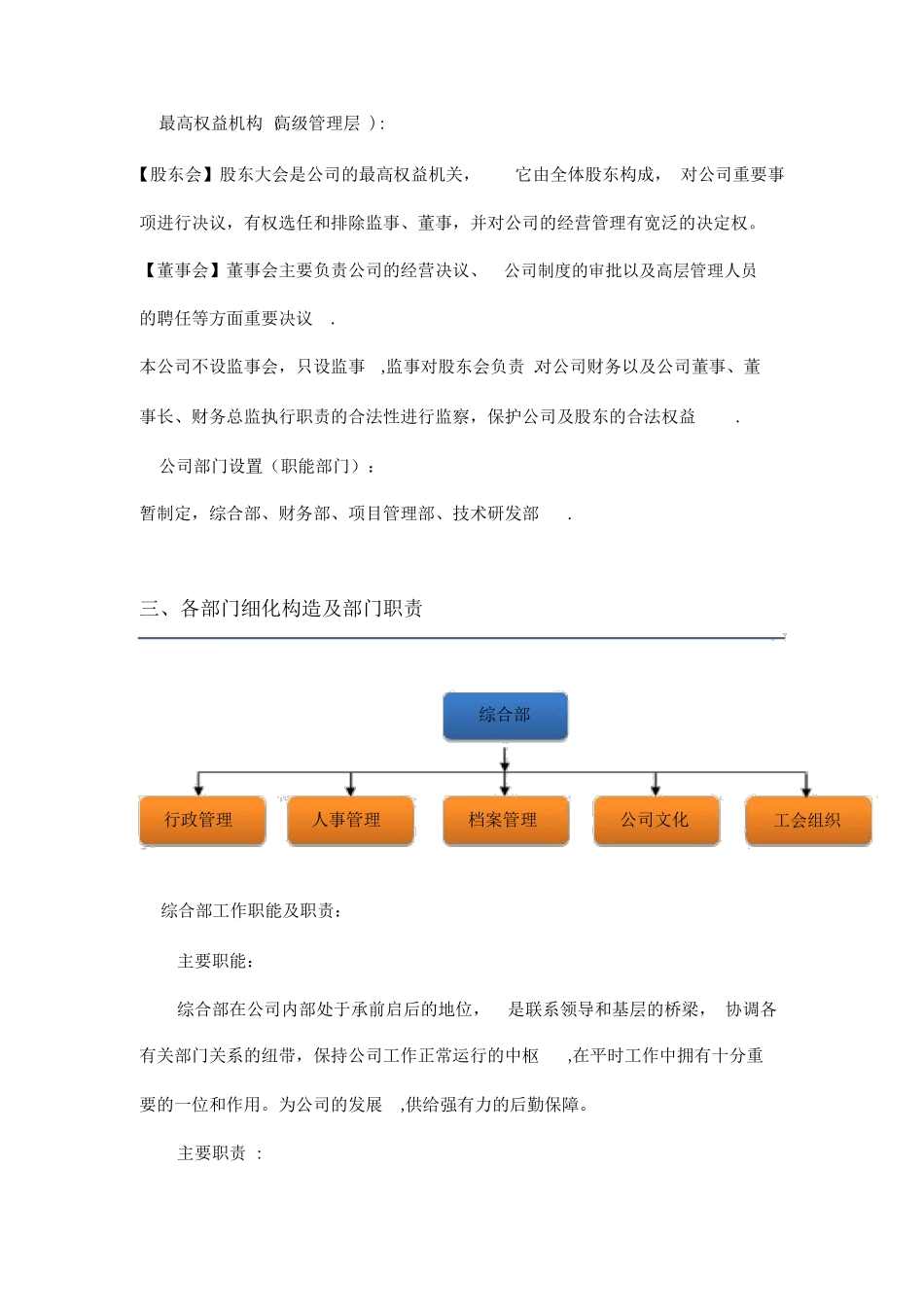 新能源公司组织架构及部门职责修改稿_第2页