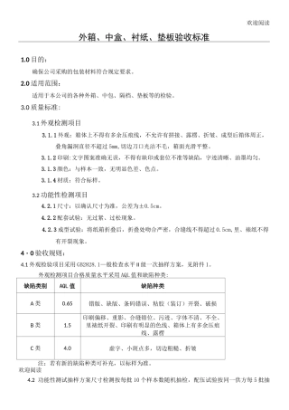 包材检验规范