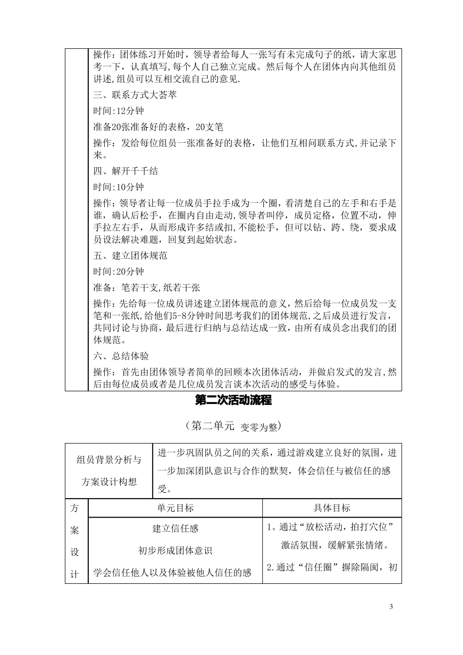 放飞梦想-生涯规划团体心理辅导方案_第3页