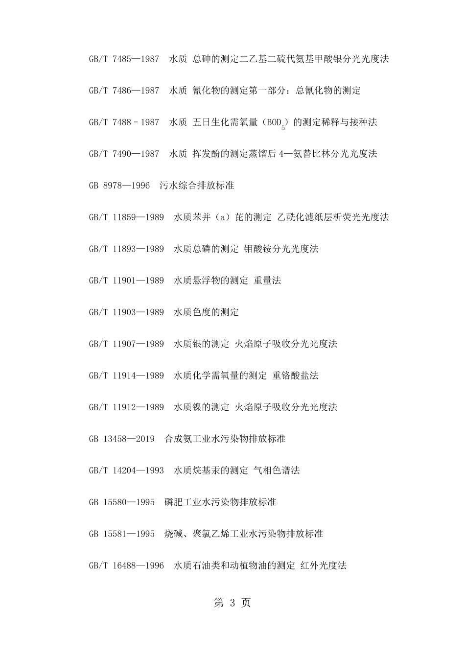 江苏化学工业主要水污染物排放标准共11文档_第3页
