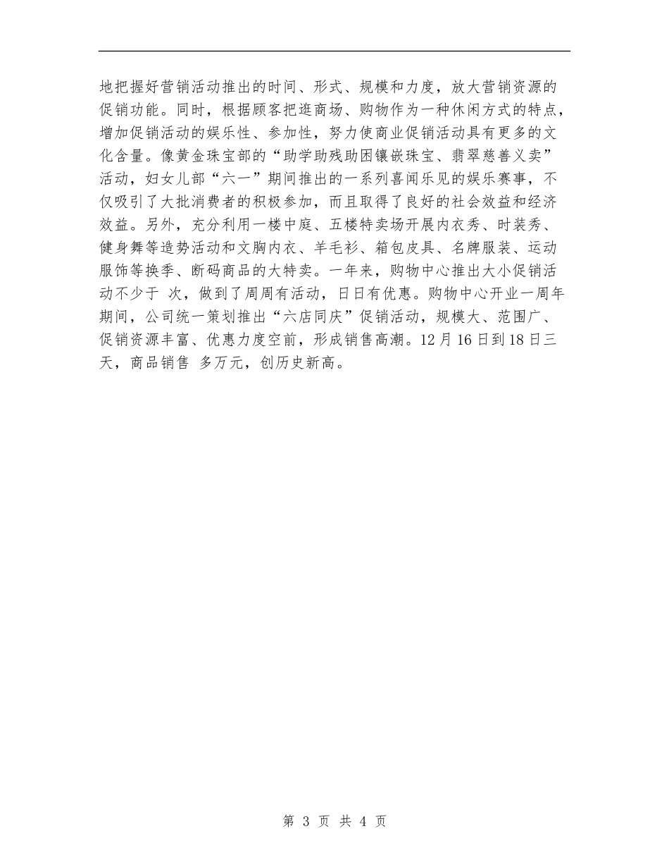 2024商场购物中心年度总结_第3页