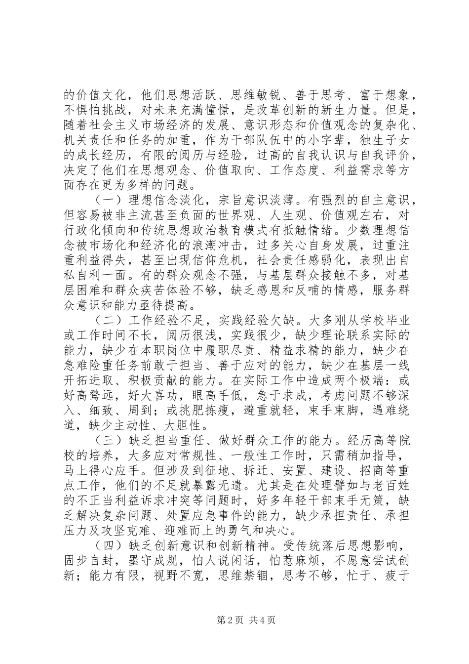 年轻干部队伍建设研究调研报告_第2页