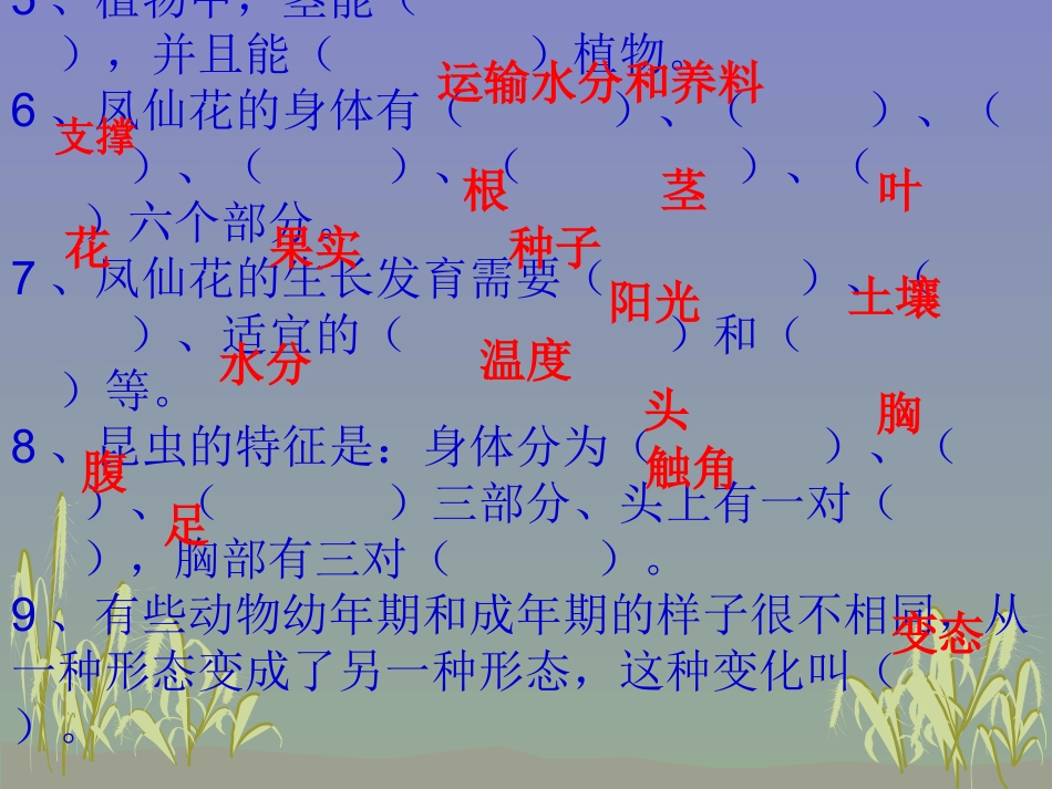 科学三下期末分类复习1填空_第3页