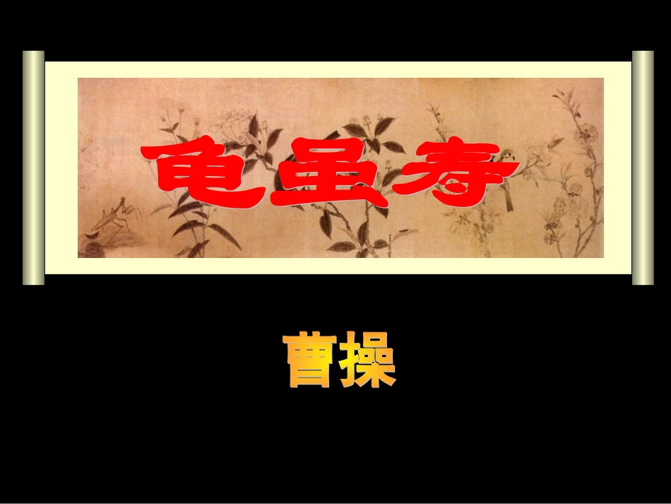 龟虽寿（教学课件）_第1页