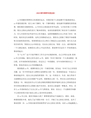 青年律师年度总结