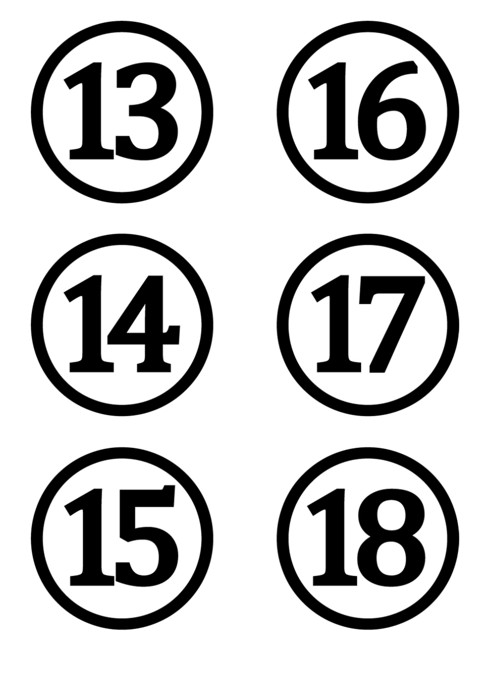 1-50带圈数字_第3页
