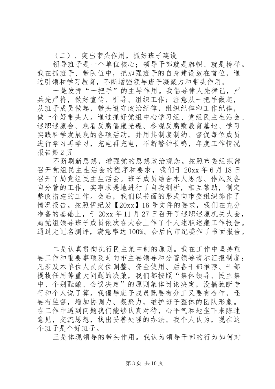 年度工作情况报告_第3页