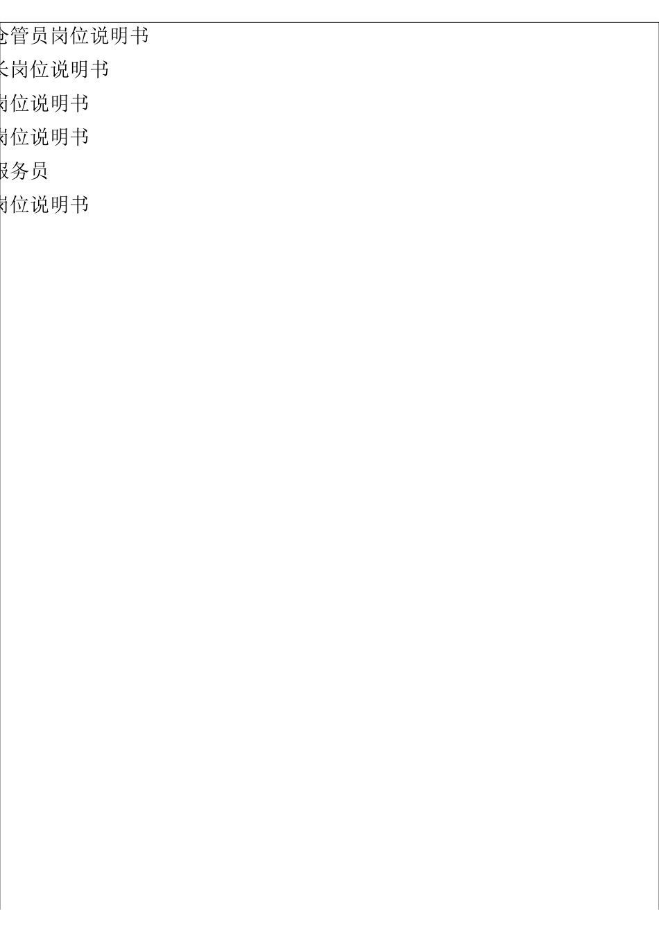 总裁办岗位说明书_第2页